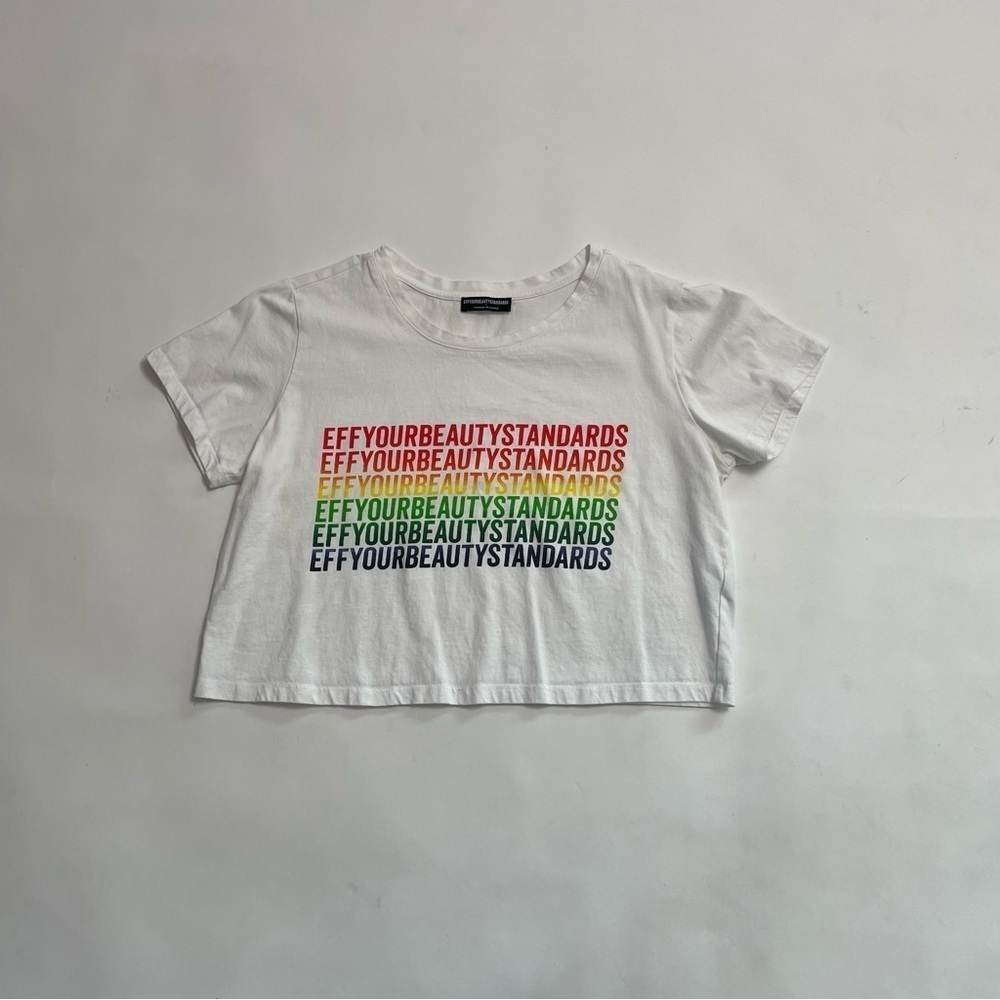 Tess Holiday “Eff Your Beauty Standards” X Fashion to Figure crop top